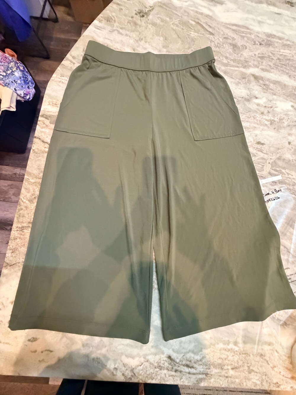 Lisa Rinna Collection Womens Medium Pull On Pants Stretch Casual